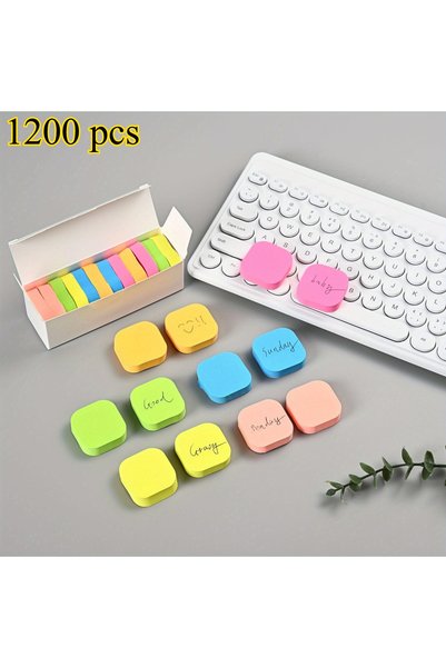 Choice علبة تحتوي على 12 لونًا، 600/12000 قطعة، 6 ألوان، ملاحظات لاصقة مربعة ...