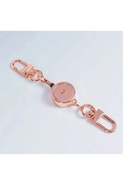 Choice gold Anti-theft Retractable Key Holder Metal Easy-to-pull Buckle Rope ...