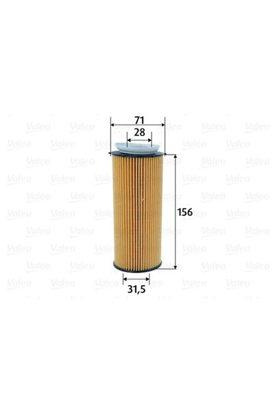 VALEO Oil filter 586603