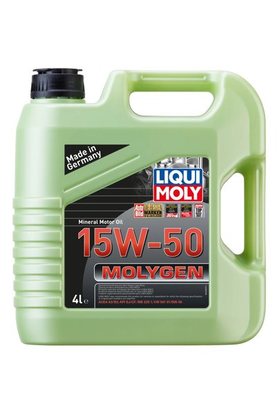 Liqui Moly Λάδι κινητήρα Molygen Νέας Γενιάς 15W50 (2539) 4L