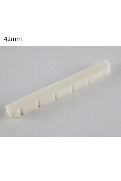 Choice 42mm FLAT BASE BONE NUT 42mm or 43mm for Stratocaster or Telecaster St...