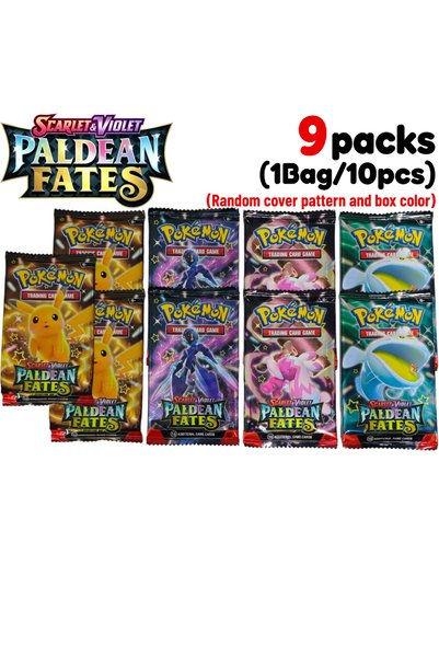 BANDAI PAL FA 9 packs 9 Packs Pok émon TCG Mega Evolution-Pitch Black Booster...
