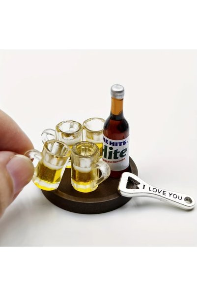 Choice Style B 1:6/1:12 Dollhouse Beer Mug Model, Dollhouse Accessories, Doll...