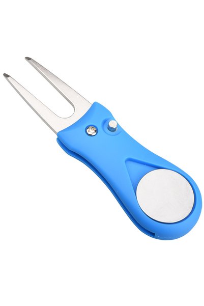 Choice Blue 1PC Golf Divot Repair Tool With Ball Marker Pitch Mark Fork Golf ...