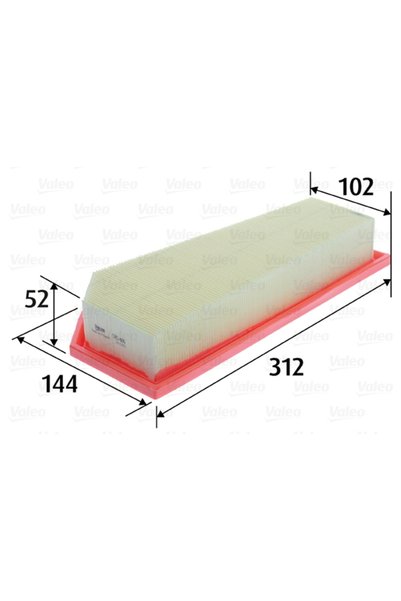 VALEO Въздушен филтър 585486