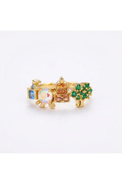 Choice green New Exquisite Cute Amusement Park Stud Earrings For Women Girls ...