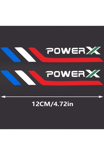 Choice 2PCS 2PCS/4PCS Power X Sport Style Sticker, Red Blue White Vinyl Decal...
