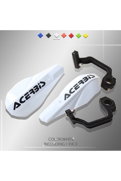 Choice WHITE For KTM HONDA YAMAHA SUZUKI Pit Dirt Bike 22MM 28MM Universal Mo...