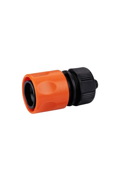 Black&Decker Ταχυσύνδεσμος για λάστιχο 1/2 ", με διακόπτη διακοπής νερού, διά...