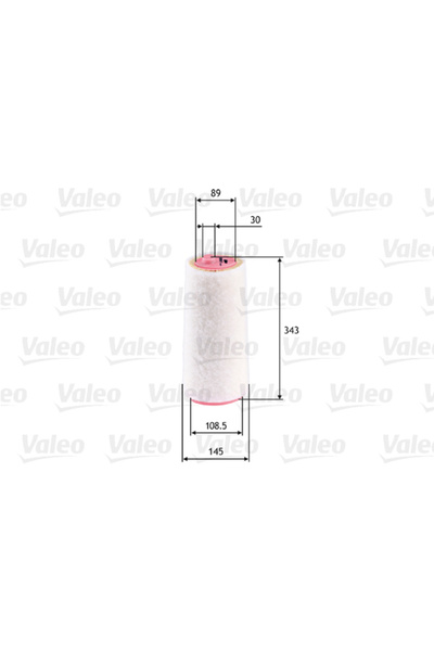 VALEO Въздушен филтър 585617