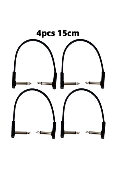 Choice TS 4PCS 15CM Miwayer 4Pcs Mono TS Flat Patch Cord, 5-50cm Right Angle ...