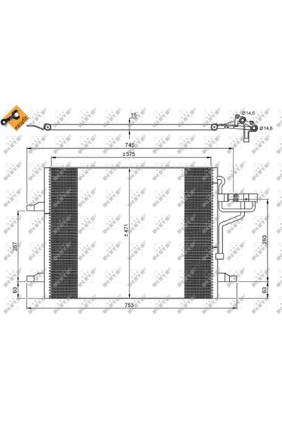 NRF Condensator, climatizare 35936