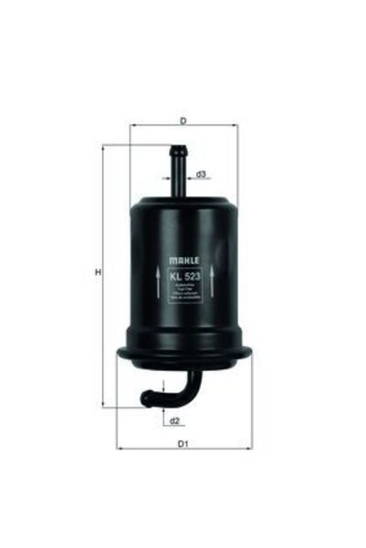 MAHLE Горивен филтър KL 523