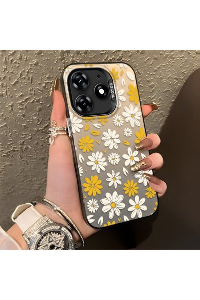 CHICASELUX Tecno Spark 10 Pro Compatible Spring Daisy Printed Case, Durable, ...