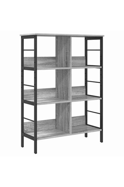 vidaxl Raft pentru cărți 6 niveluri 82 x 32 x 112 cm Lemn prelucrat