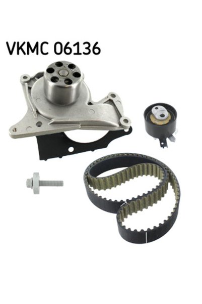 SKF Αντλία νερού + σετ ιμάντα χρονισμού VKMC 06136