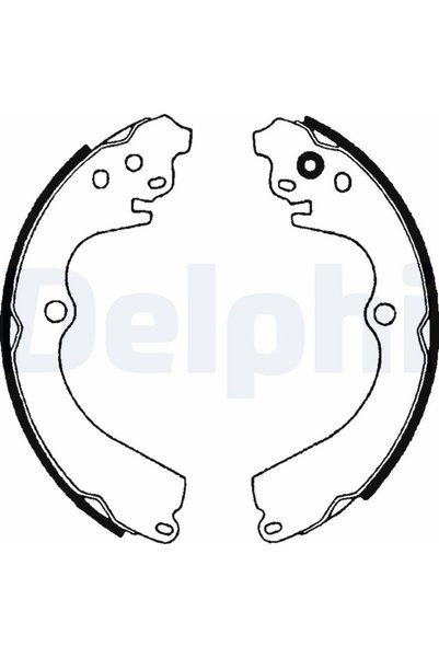 DELPHİ Set saboti frana LS1604