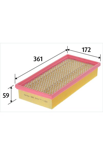 VALEO Въздушен филтър 585573