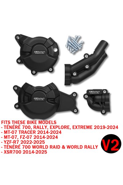 Choice Set Moto Accesorios V2 MT07 Motorcycle Engine Protection Cover For MT-...