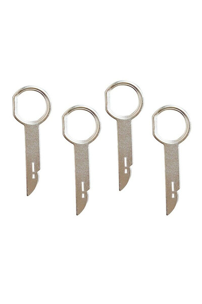 Choice A 4pcs Metal Car Radio Removal Tool Release Keys Extraction Kit For Fo...