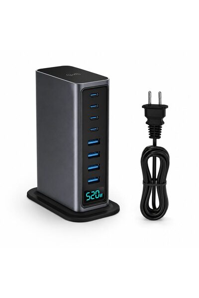 Evolium Charging station, evolium, 520w, power adapter with multiple ports, f...