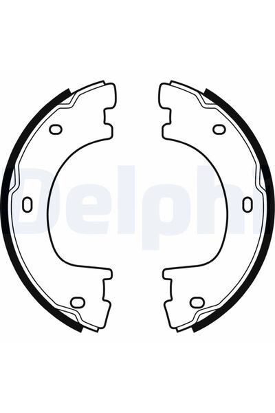 DELPHİ Σετ τακακιών φρένων LS2054