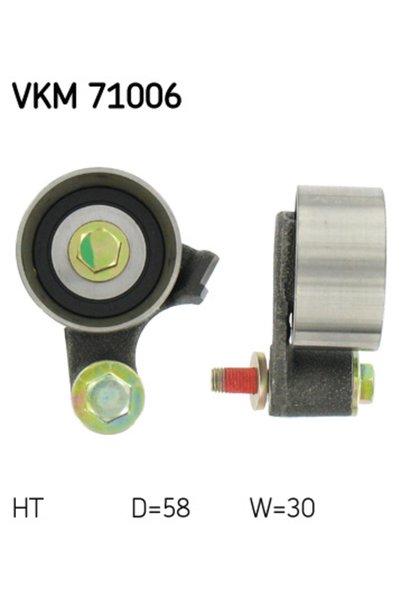 SKF Τροχαλία τεντωτήρα, ιμάντας χρονισμού VKM 71006