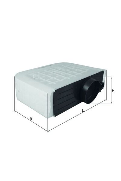 MAHLE Air filter LX 3233/6