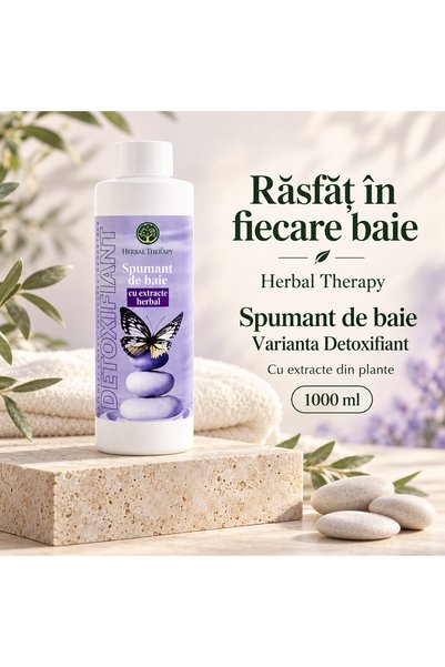 Herbal Therapy Αφρός μπάνιου αποτοξίνωσης, 1.000 ml