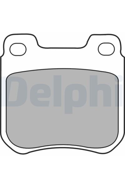 DELPHİ Σετ τακακιών φρένων, δισκόφρενο LP1441