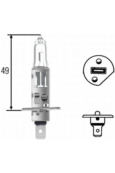 Hella Bec H1 24V 70W P14,5s 8GH002089251