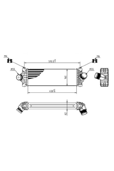 MTR Intercooler, compresor 13054468