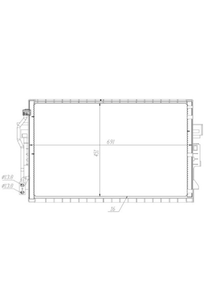 MTR Condensator, climatizare 13054573