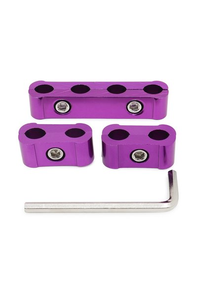 Choice purple 3pcs Car Spark Plug Electrical Wire Clamp Kit For 8mm 9mm 10mm ...