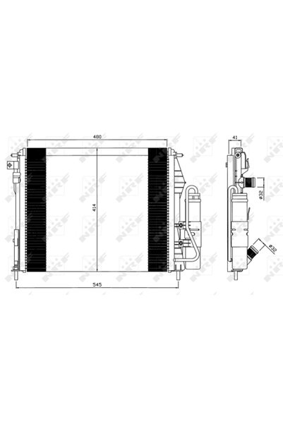 NRF Συμπυκνωτής, κλιματισμός 35547