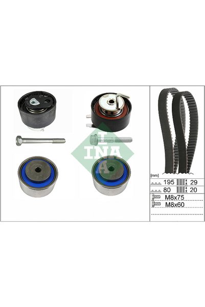 İna Set curea de distributie 530 0766 10