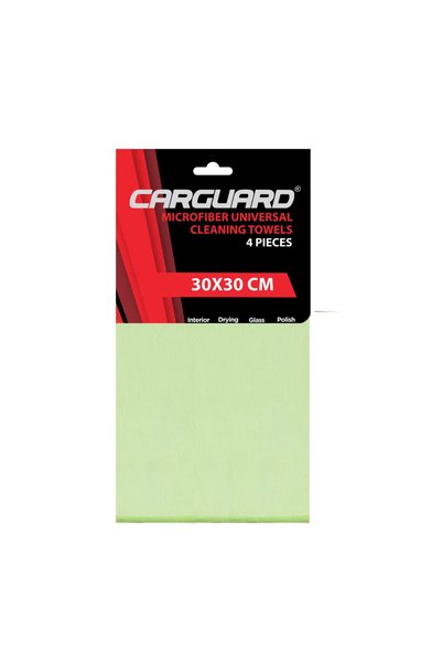 CarGuard Set 4 lavete microfibră 30x30cm LMF002