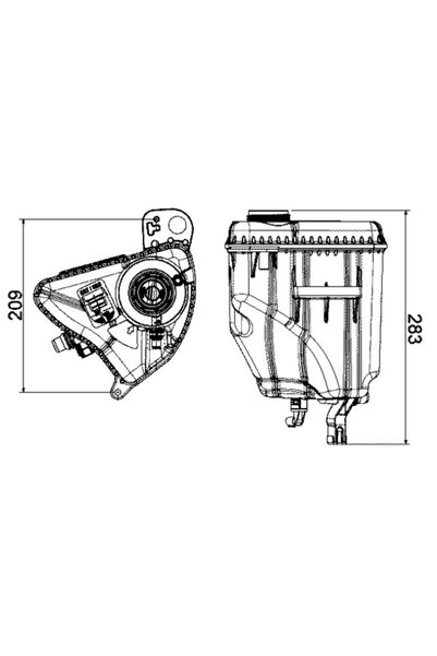 MAHLE Δοχείο διαστολής, ψύξης CRT 3 000S