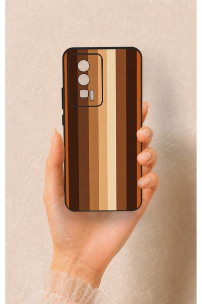 Vip Case Poco F5 Pro Compatible Autumn Lines Patterned Silicone Case