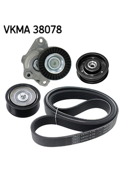 SKF Set curea transmisie cu caneluri VKMA 38078