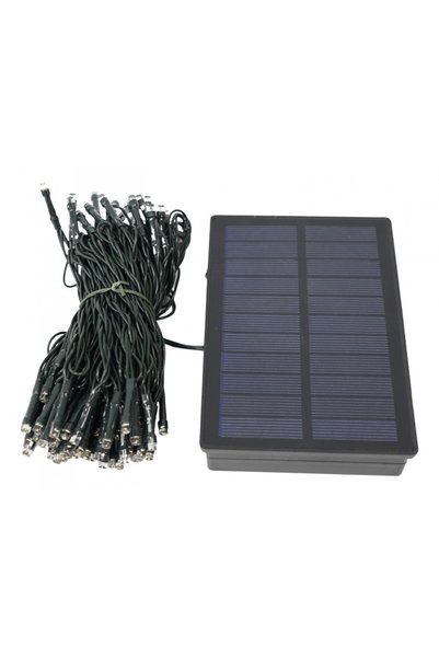 Evolium Instalatie Craciun, 12 metri, 100 de LED-uri, alb cald, cu energie so...