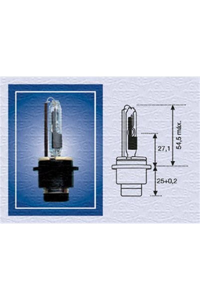 MAGNETI MARELLI Bec, far faza lunga 002542100000