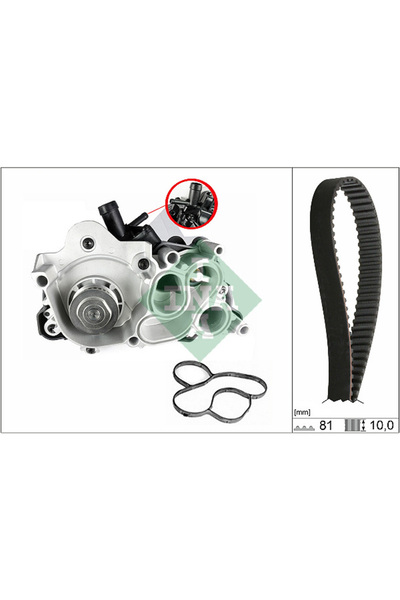 İna Set pompa apa + curea dintata 530 0743 30