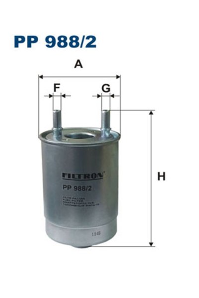 Generic Brand Filtru combustibil PP 988/2
