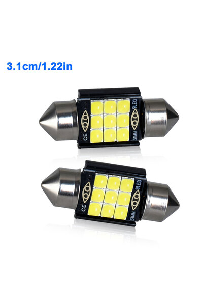 Choice 2PCS 31MM Powerful Bright Festoon LED 31/36/39/41MM Super White 3030 9...