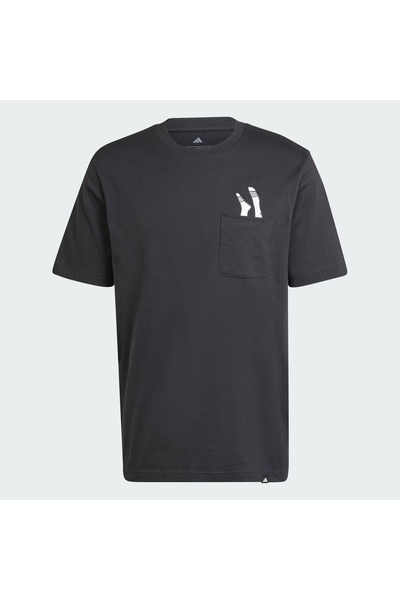 adidas Lounge Slides Graphic Pocket T-Shirt