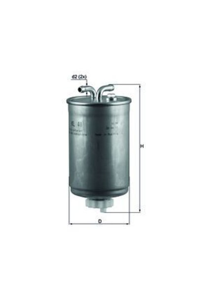 MAHLE Горивен филтър KL 41