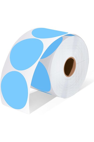 Generic ملصقات حرارية دائرية من DuYing مقاس 2 بوصة، ملصقات طابعة حرارية مستدي...