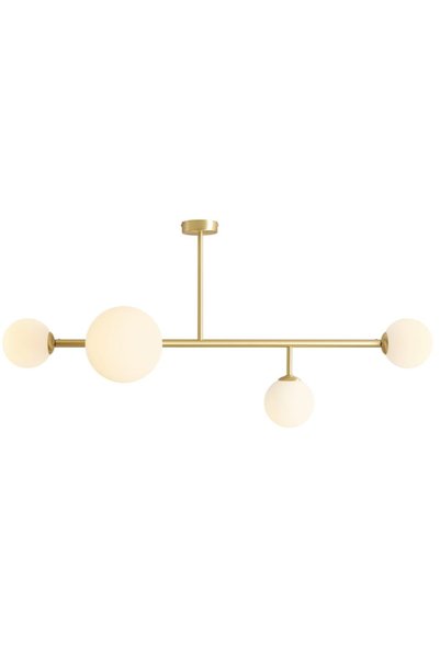 Aldex Plafonieră din alamă, Aldex, Dione 4, metal, E14/E27, 117x32x58cm