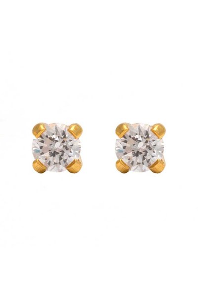 Studex 2 mm CZ Gold Plated